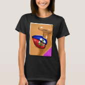 Haiti Haitian Flag Day Creole Proud Woman Happy Ay T-Shirt (Vorderseite)
