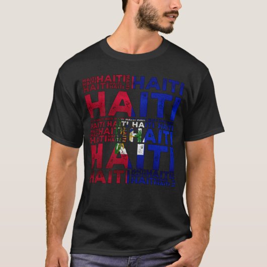 Haiti Haitian Flag Day Proud Strong Ayiti Pride T-Shirt (Vorderseite)