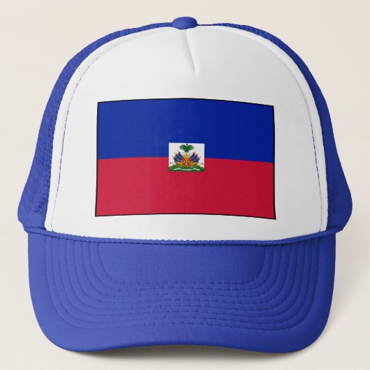 Haiti - haitianische Flagge Truckerkappe (Vorderseite)