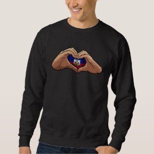 Haiti Haitianischer Tag der Flagge Stolz Liebe Ayi Sweatshirt