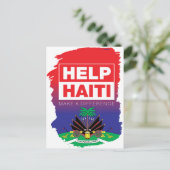 Haiti_Hilfe Postkarte (Stehend Vorderseite)