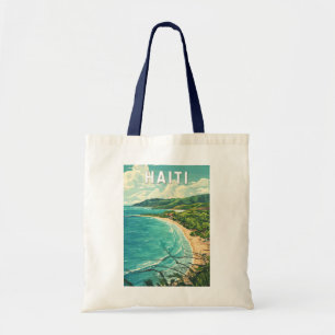 Haiti Illustration Reise Kunst Vintage Tragetasche