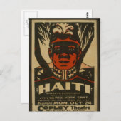 Haiti im Copley Theater, Postkarte (Vorne/Hinten)