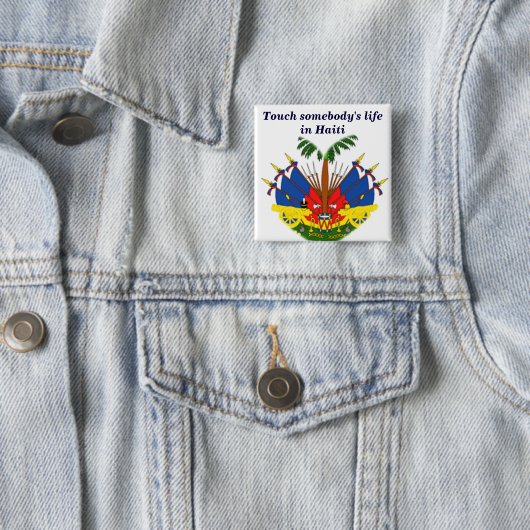 Haiti in Need_ Button (Beispiel)