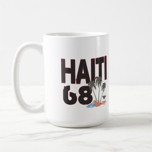 Haiti insel vibe kaffeetasse (Links)