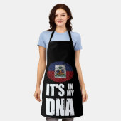 Haiti ist in meiner DNA Fingerprint Haitianischer  Schürze (Getragen)