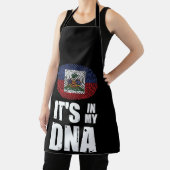 Haiti ist in meiner DNA Fingerprint Haitianischer  Schürze (InSitu)