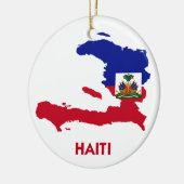 HAITI-KARTE KERAMIKORNAMENT (Links)