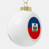 Haiti Keramik Kugel-Ornament (Links)