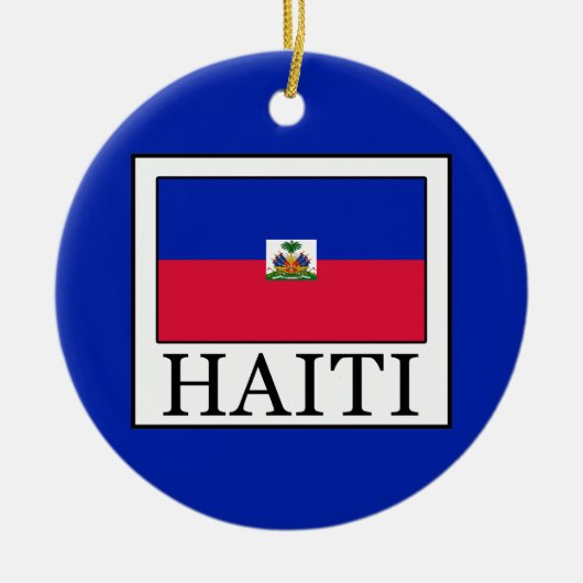 Haiti Keramik Ornament (Vorne)