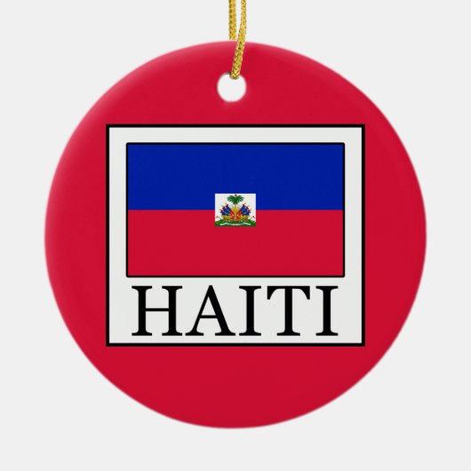 Haiti Keramik Ornament (Vorne)