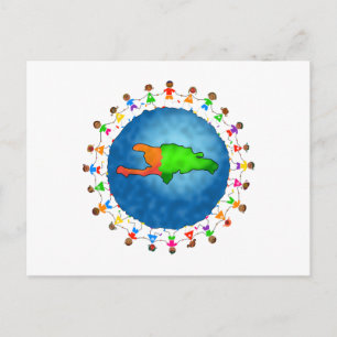 Haiti Kids Postkarte