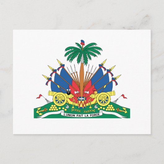 HAITI-KOPF POSTKARTE (Vorderseite)