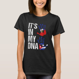 Haiti Kuba Es ist in meinem Dna Haitianischer kuba T-Shirt