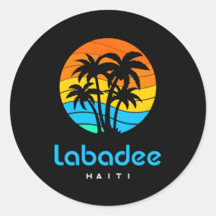 Haiti Labadee Runder Aufkleber
