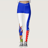 HAITI LEGGINGS FLAG HAVIC ACD (Vorderseite)