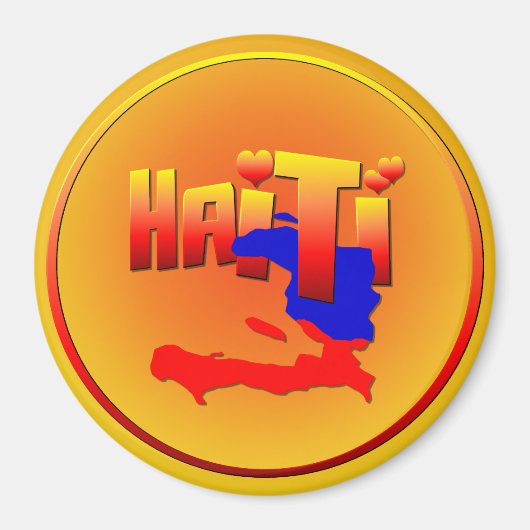 HAITI LIEBE Magnet (Vorne)