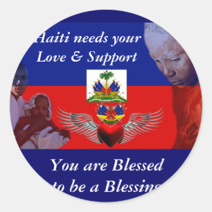 Haiti_Liebe & Support_ Aufkleber