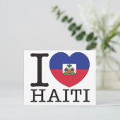 Haiti Liebe v2 Postkarte (Stehend Vorderseite)