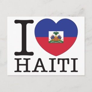 Haiti Liebe v2 Postkarte