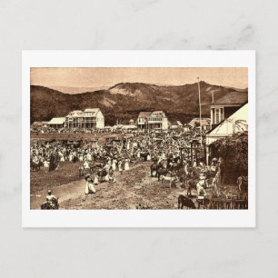 Haiti, Marktplatz Port au Prince Vintage-Postkarte Postkarte