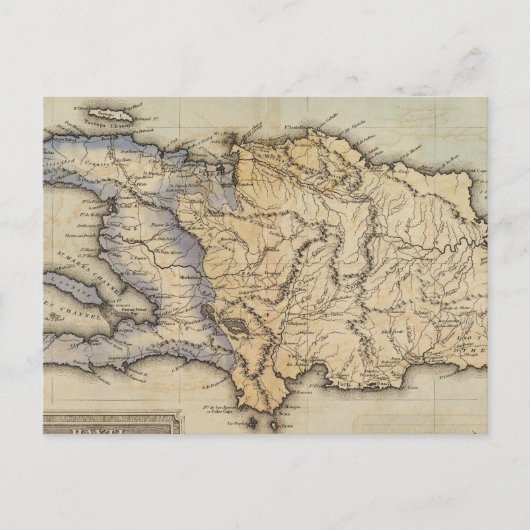 Haiti oder Saint Domingo Postkarte (Vorderseite)