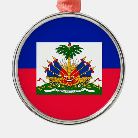Haiti Ornament Aus Metall (Vorne)