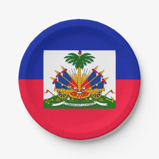 Haiti Pappteller (Vorderseite)