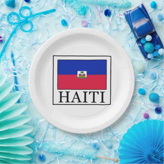 Haiti Pappteller (Party)