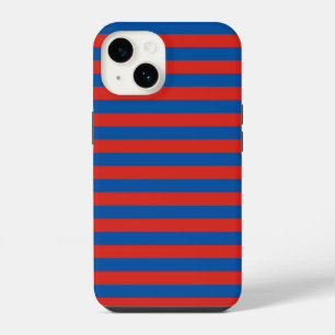 Haïti Paris Streifen Symbol Muster rot b iPhone 14 Hülle