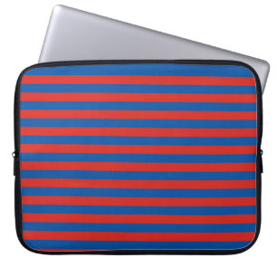 Haïti Paris Streifen Symbol Muster rot b Laptopschutzhülle