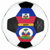 Haiti Personalisiert, Flagge, Foto Fußball-Ball Fußball (Vorderseite)