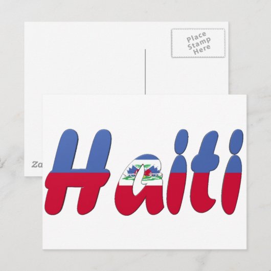 Haiti Postkarte (Vorne/Hinten)