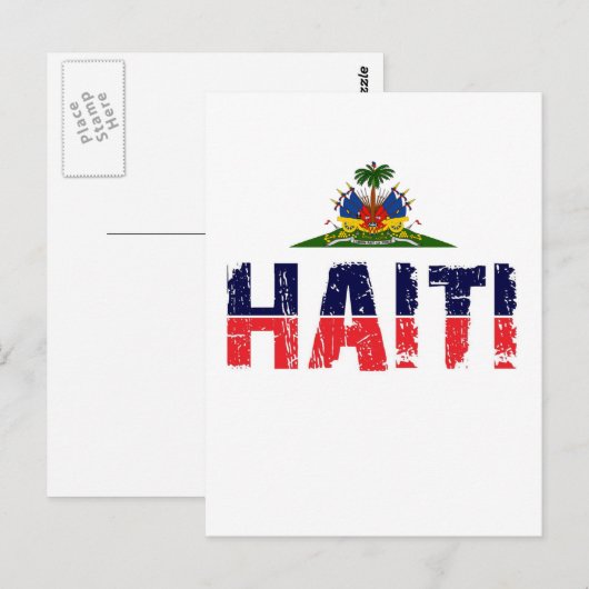 HAITI POSTKARTE (Vorne/Hinten)