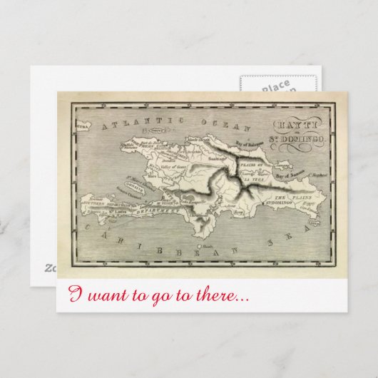 Haiti Postkarte (Vorne/Hinten)