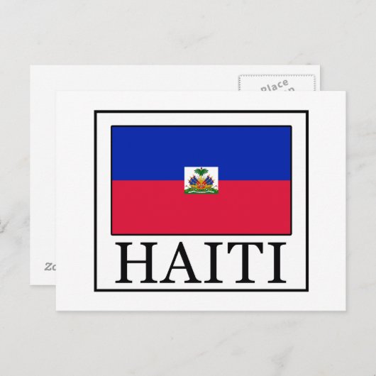 Haiti Postkarte (Vorne/Hinten)