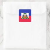 Haiti Quadratischer Aufkleber (Tasche)