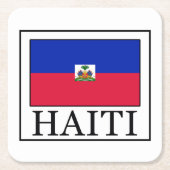 Haiti Rechteckiger Pappuntersetzer (Vorderseite)