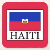 Haiti Rechteckiger Pappuntersetzer (Vorderseite)