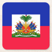 Haiti Rechteckiger Pappuntersetzer (Vorderseite)