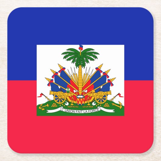 Haiti Rechteckiger Pappuntersetzer (Vorderseite)