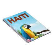 Haiti-Reiseplakat Notizblock (Rechte Seite)