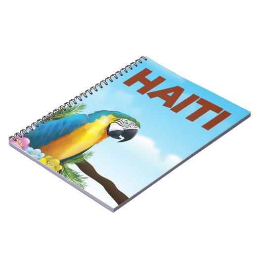 Haiti-Reiseplakat Notizblock (Linke Seite)