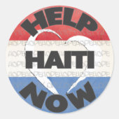 Haiti Relief Valentine Stickers (Vorderseite)
