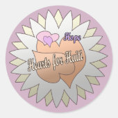 Haiti Relief Valentine Stickers (Vorderseite)