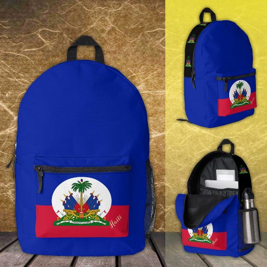 Haiti, Rucksack, Haitianische Flagge, kundenspezif Bedruckter Rucksack