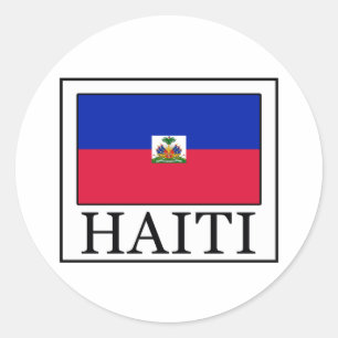 Haiti Runder Aufkleber