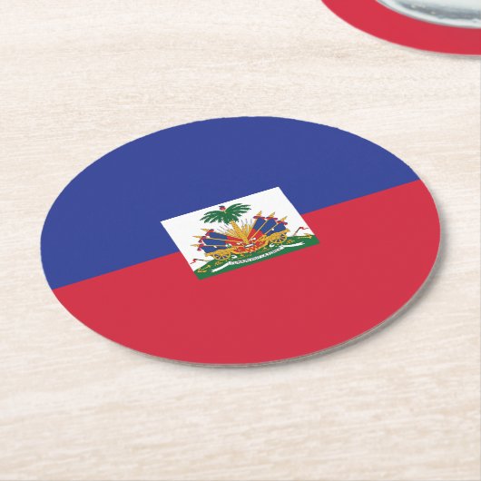 HAITI RUNDER PAPPUNTERSETZER (Angewinkelt)