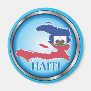 Haiti rundes Button.ai Magnet