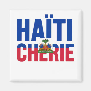 Haïti Schatz - Haitianische Flagge Magnet